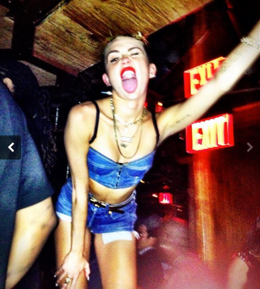 Miley Cyrus außer Rand und Band