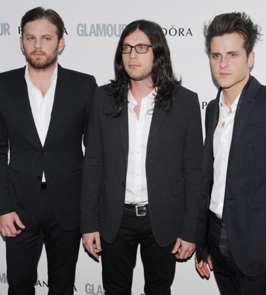 Kamen auch zur Verleihung: Kings of Leon