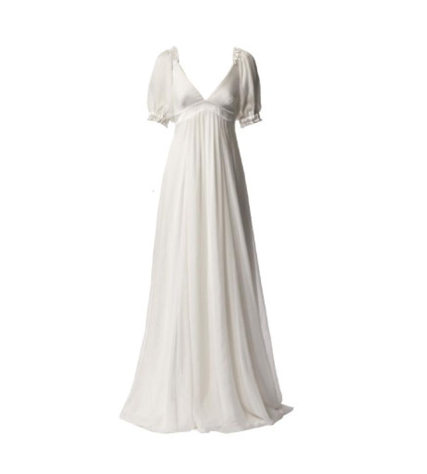 Die Romantik-Hochzeit: Seidenkleid von Kaviar Gauche, ca. 400 Euro