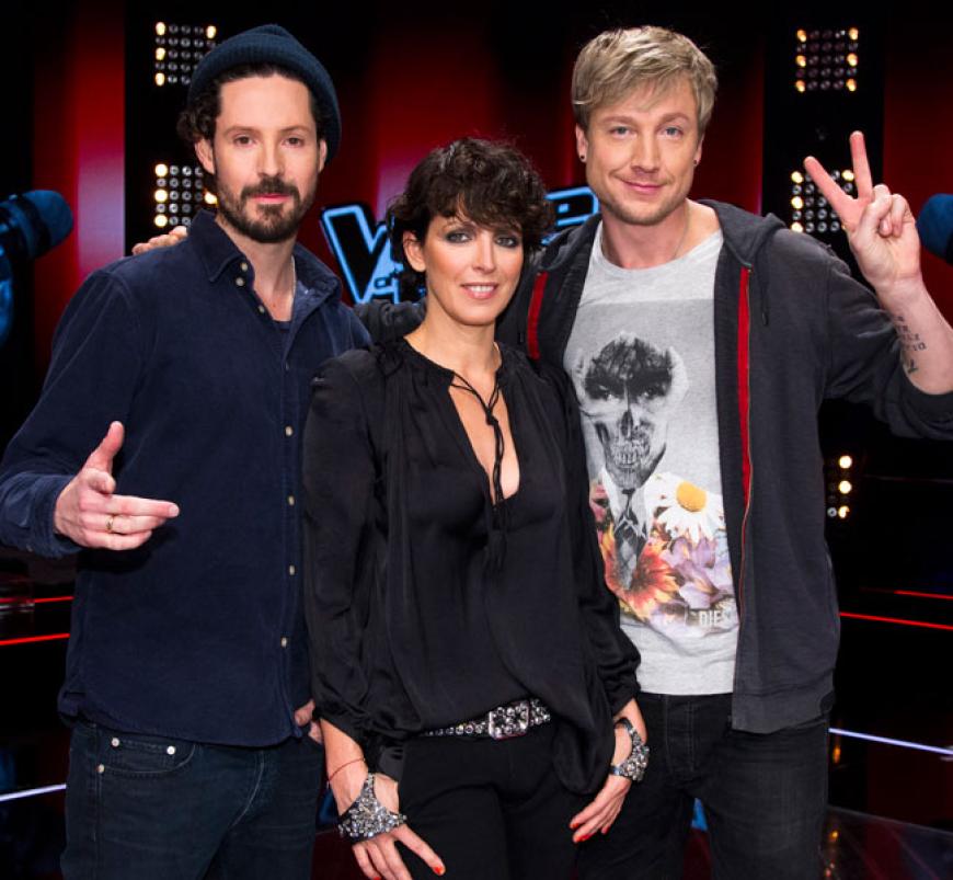 Die Coaches Max Herre, Nena und Samu Haber