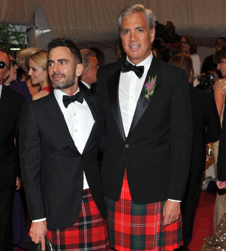 Marc Jacobs und sein CEO Robert Duffy kamen im Partnerlook