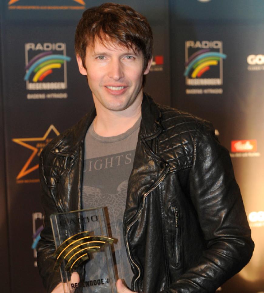 Der britische Sänger James Blunt gehörte zu den internationalen Top-Stars am Eventabend