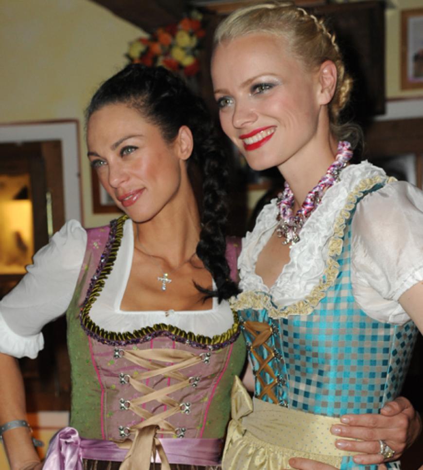 Gesichtet: Lilly Becker und Franziska Knuppe posten für die Kameras