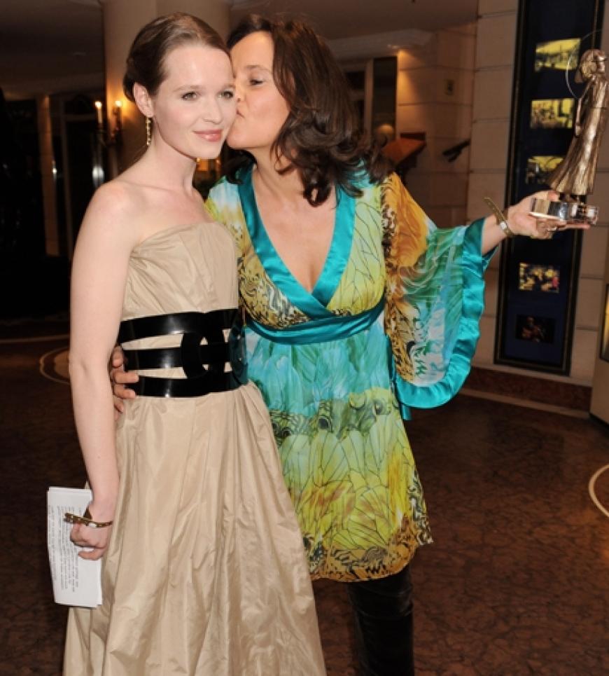 Karoline Herfurth und Autorin Carline Link