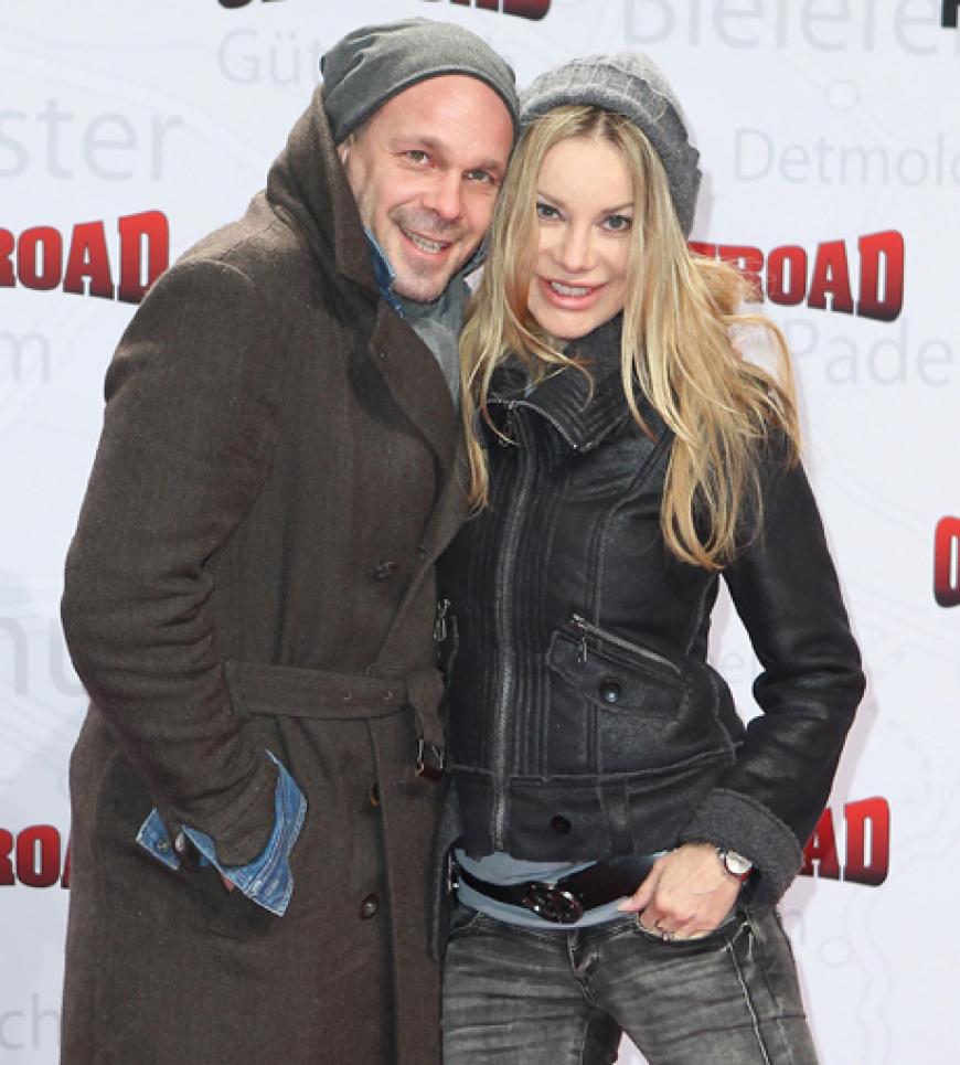 Ganz verliebt: Xenia Seeberg und ihr Freund Sven Kilthau-Lander