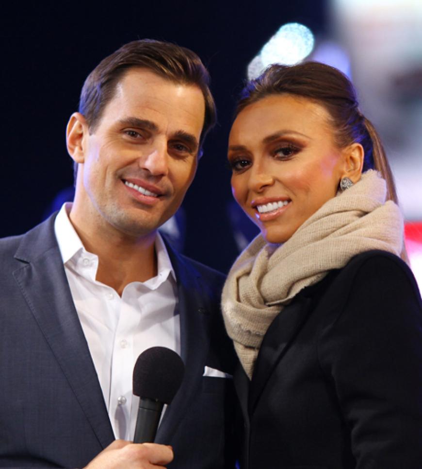 Knutschten sich ins neue Jahr: Bill Rancic und Ehefrau Giuliana