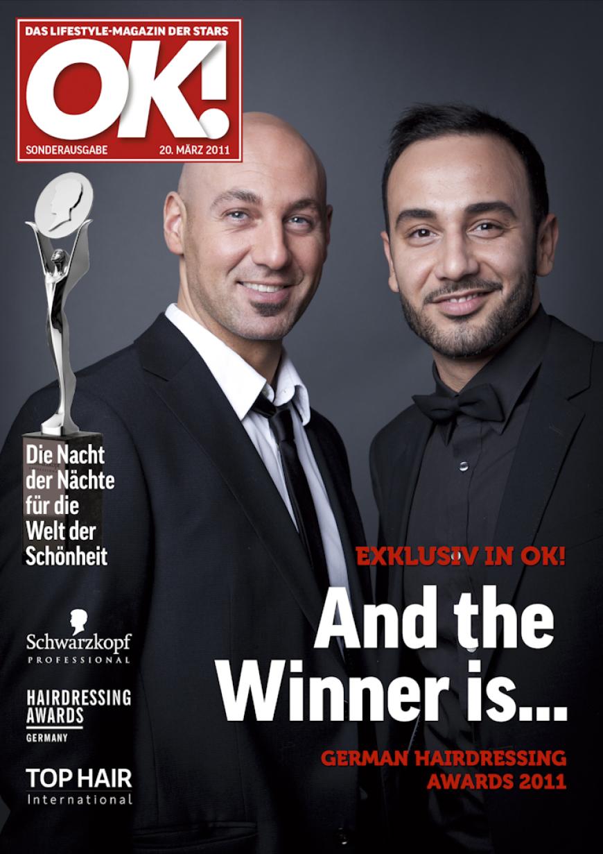 Einmal im Leben das Cover der OK! zieren! Für die Gäste des „German Hairdressing Award 2012“ wurde dieses Traum Wirklichkeit. Jeder Gast des Gala-Abends konnte an einem persönlichen OK! Fotoshooting teilnehmen - und die tollen Ergebnisse sehen Sie hier! Viel Spaß beim Durchklicken!