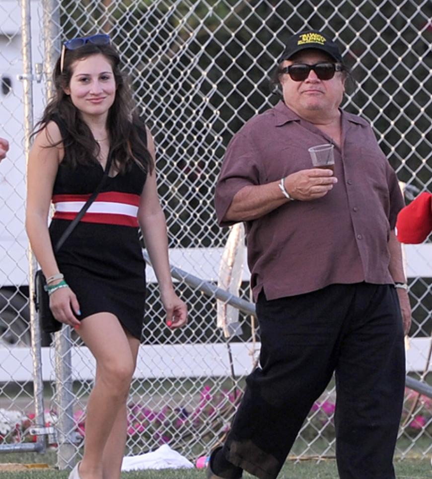 Danny DeVito besuchte mit seiner Tochter Lucy das Festival