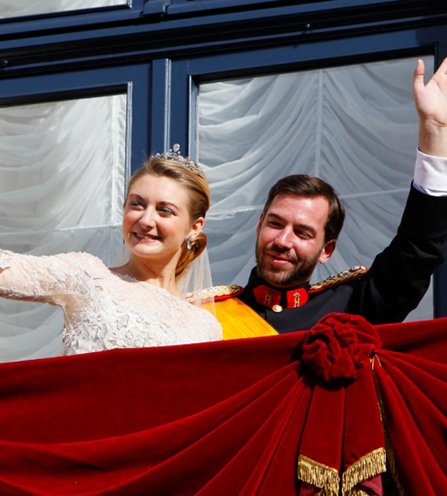 Die royale Hochzeit des Jahres feierte das Prinzenpaar Guillaume und Stéphanie von Luxemburg