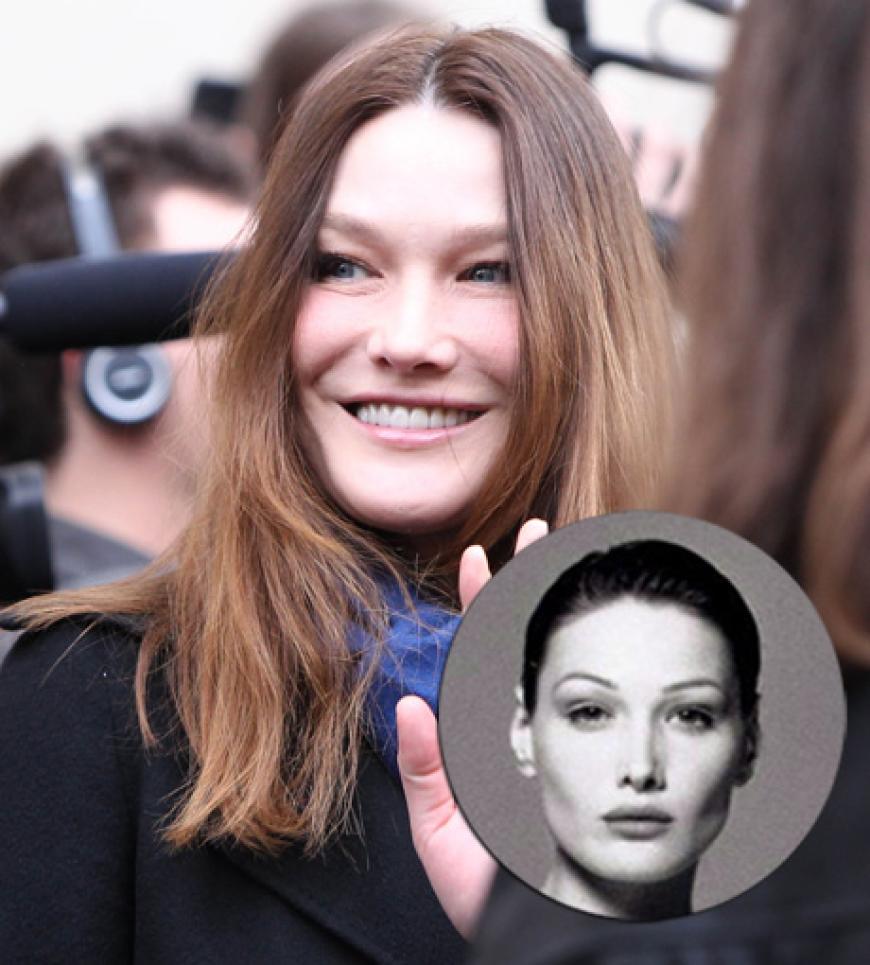 Winkt ihrem früheren Aussehen "Adieu": Carla Bruni-Sarkozy Winkt ihrem früheren Aussehen "Adieu": Carla Bruni-Sarkozy