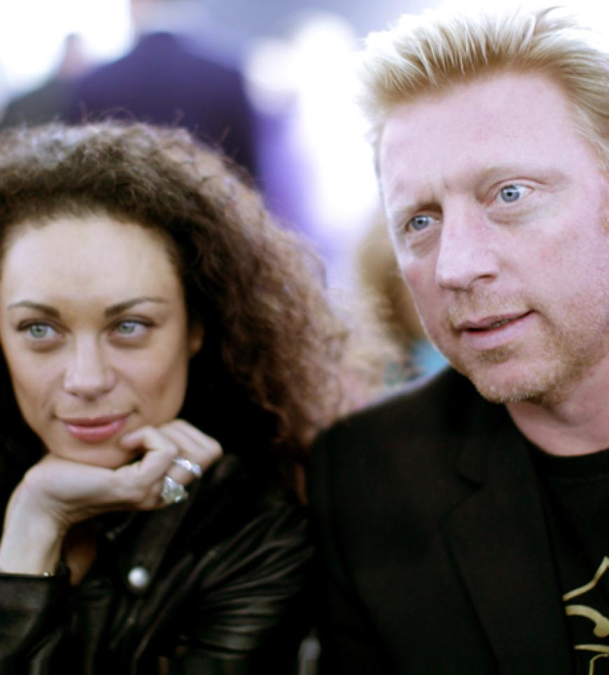 Auch Boris und Lilly Becker ließen sich blicken und feuerten Vitali an