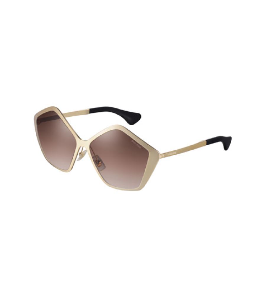5. Oktober 2012: Die wollen alle haben! Ob Rihanna, Miranda Kerr, Naomi Watts oder Leighton Meester, die Promis sind verrückt nach der Pentagon-Sonnenbrille von Miu Miu. Egal ob in elegantem Schwarz oder in zartem Elfenbein, diese Shades müssen es sein. Miu Miu, ca. 260 Euro