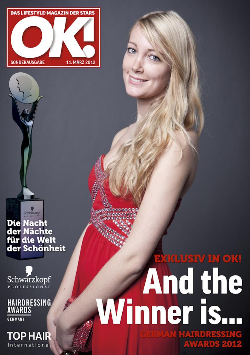 Einmal im Leben das Cover der OK! zieren! Für die Gäste des „German Hairdressing Award 2012“ wurde dieses Traum Wirklichkeit. Jeder Gast des Gala-Abends konnte an einem persönlichen OK! Fotoshooting teilnehmen - und die tollen Ergebnisse sehen Sie hier! Viel Spaß beim Durchklicken!