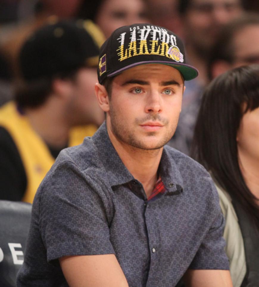 Auch Zac Efron verfolgte die Partie