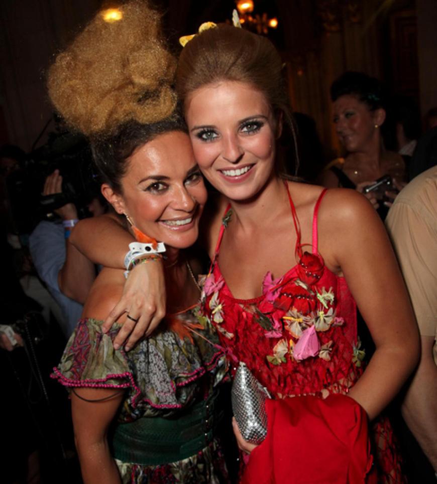 Gitta Saxx und Christine Reiler feierten bis spät in die Nacht