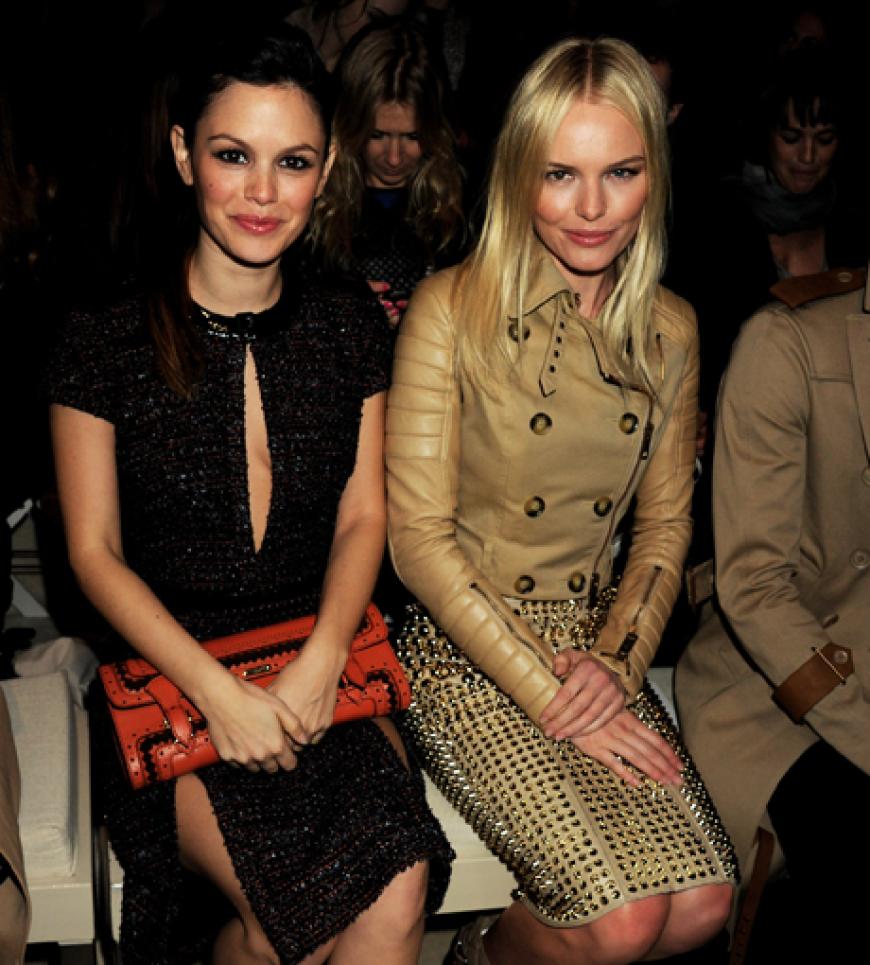 Über diese Gäste freut sich jeder Designer: Rachel Bilson und Kate Bosworth