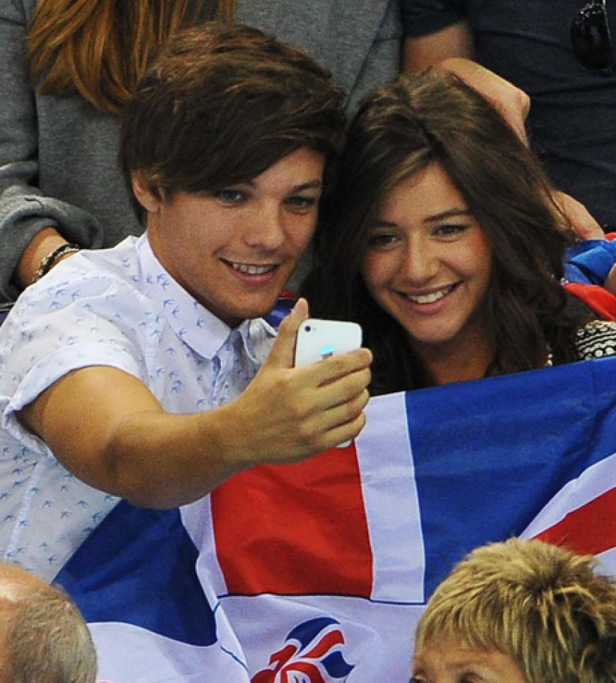 Privat ist Sänger Luis Tomlinson mit Eleanor Calder liiert. Doch das Paar wird auf Schritt und Tritt verfolgt (wie hier bei den Olympischen Spielen in London 2012)