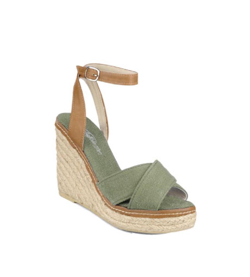 Wedges mit Bastsohle von Buffalo, ca. 50 Euro