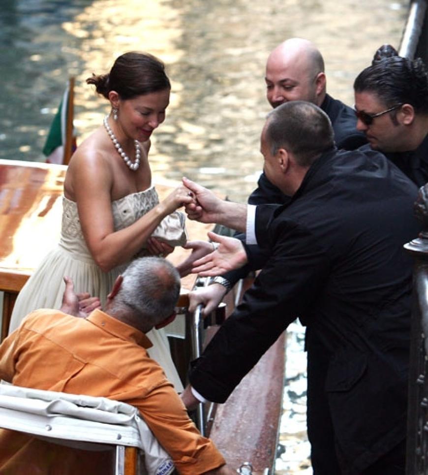 Die venezianischen Gondeln versprühten Romantik