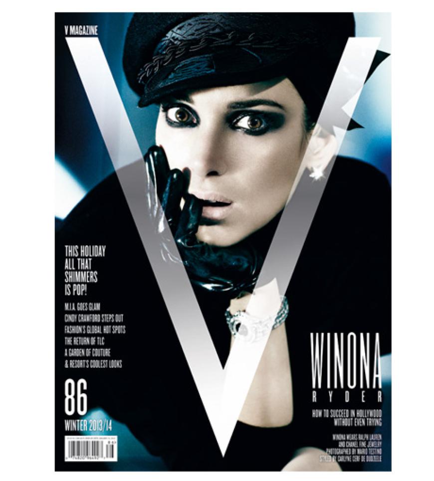 Winona Ryder auf dem Cover des aktuellen