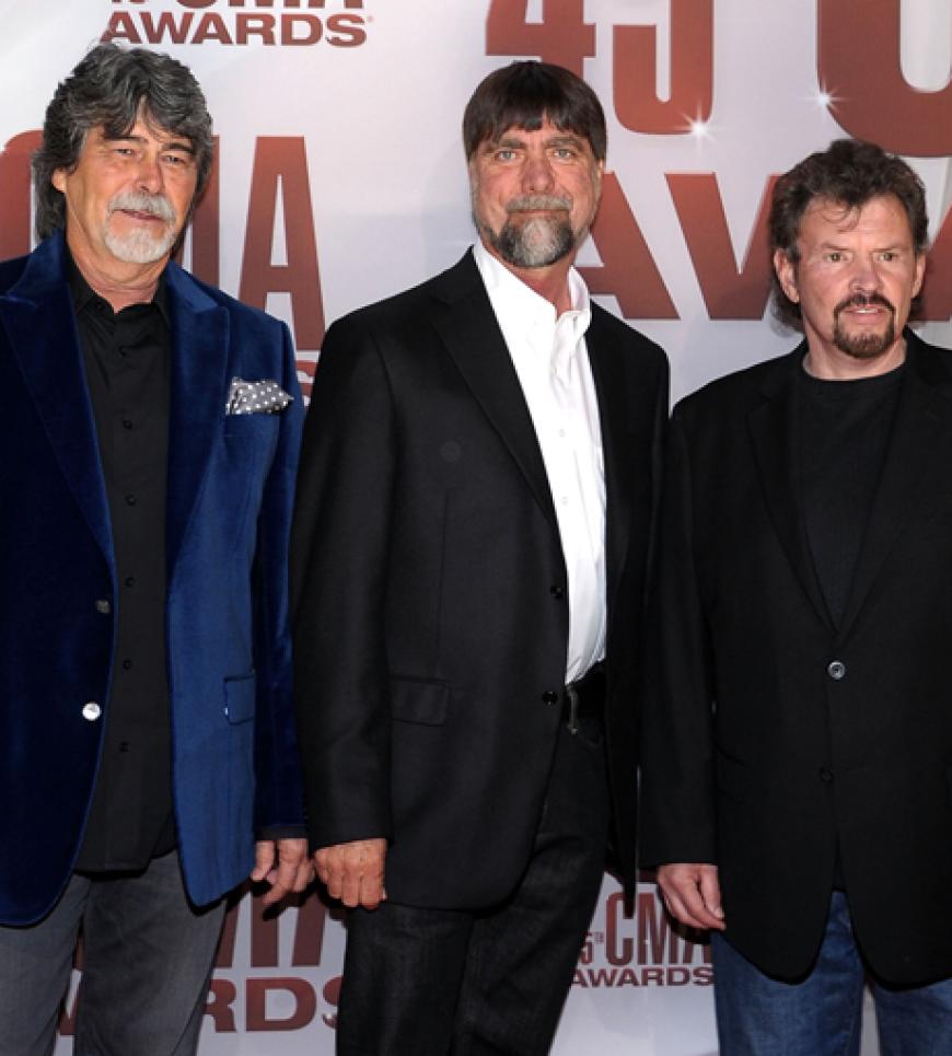 Randy Owen, Teddy Gentry und Jeff Cook von der Band