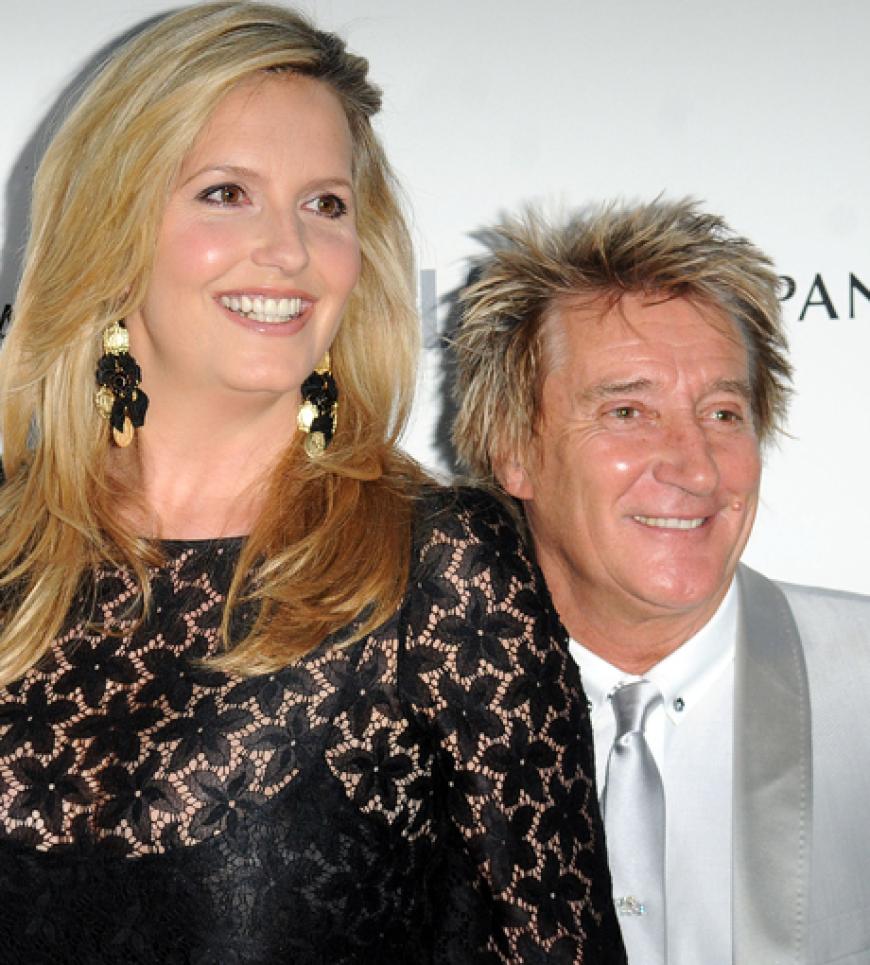 Rod Stwart kam mit seiner persönlichen Woman of the Year: Penny Lancaster