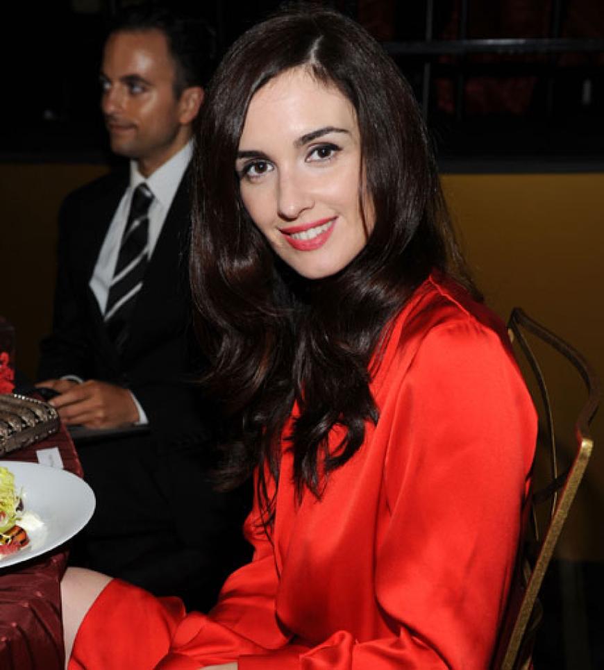 Paz Vega, eine aus Spanien stammende Schauspielerin, ließ es sich die Verleihung nicht entgehen