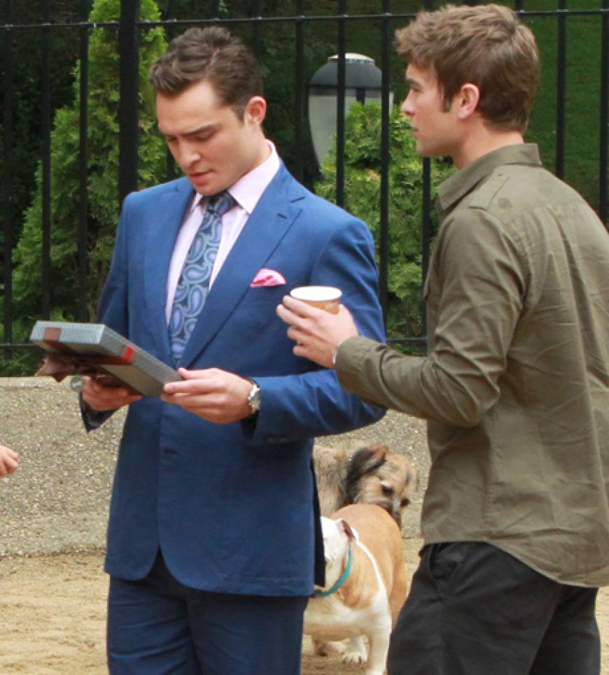 Schmieden Ed Westwick und Chace Crawford Pläne? Bloß, was für welche?