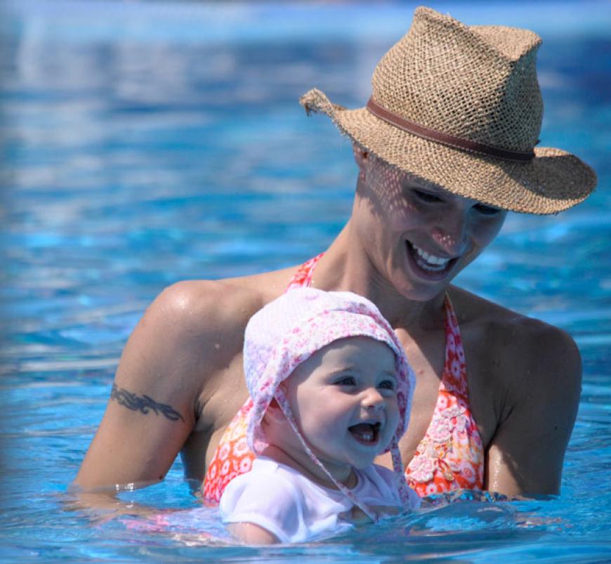 Nicht nur am Pool...