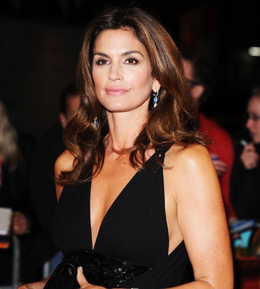 Auch Supermodel Cindy Crawford ist nach London gekommen