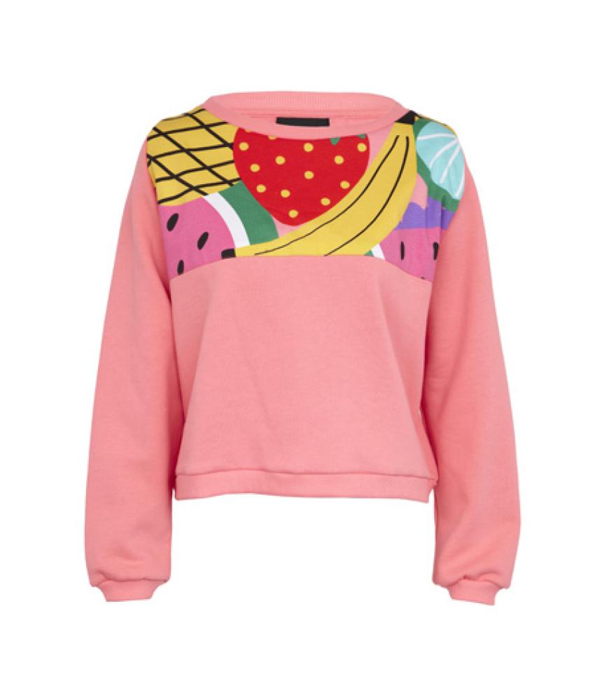 Funky Fruit! Sweatshirt von Lazy Oaf über asos.de, ca. 55 Euro
