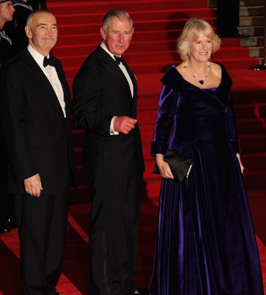 Auch das britische Königshaus kam: Prinz Charles und Ehefrau Camilla