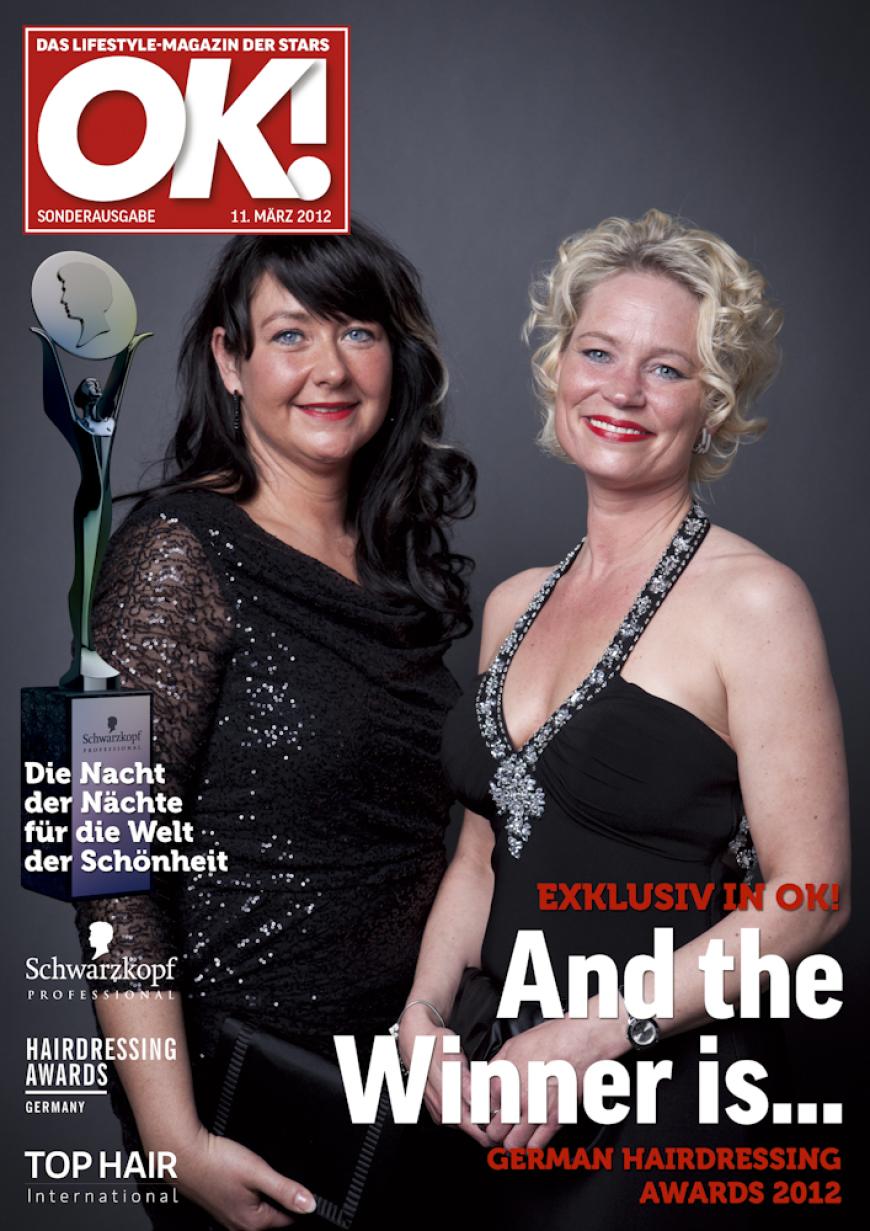 Einmal im Leben das Cover der OK! zieren! Für die Gäste des „German Hairdressing Award 2012“ wurde dieses Traum Wirklichkeit. Jeder Gast des Gala-Abends konnte an einem persönlichen OK! Fotoshooting teilnehmen - und die tollen Ergebnisse sehen Sie hier! Viel Spaß beim Durchklicken!