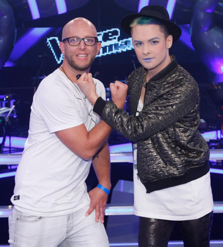 Paradiesvogel Keye Ketcher (r.) singt gegen Sascha Wiegand