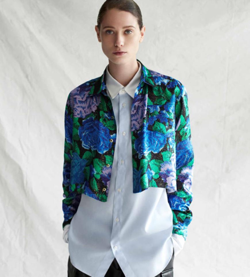 Spätblüher: Blumen finden sich auch im Winter wie hier bei Asos als großflächige Drucke auf Jacken, Kleidern und Blusen wieder´