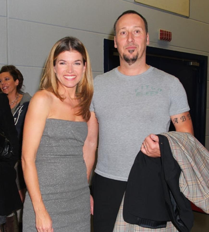 Anke Engelke mit ihrem Mann Claus Fischer