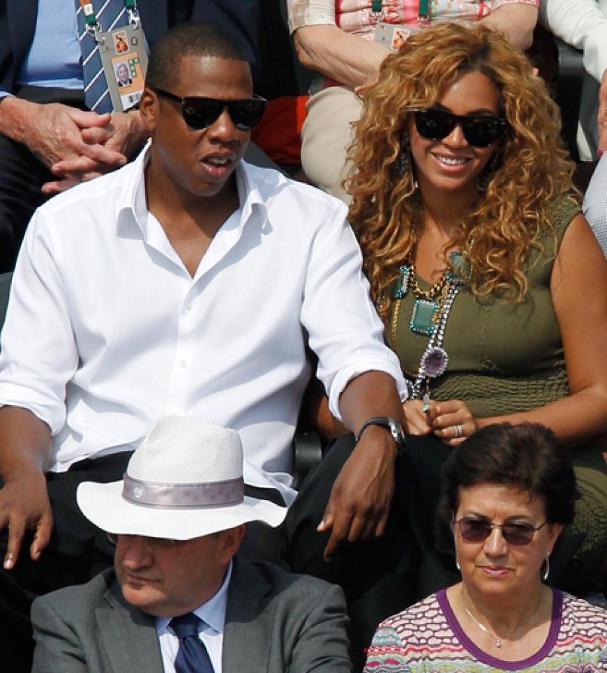 Jay-Z und Beyoncé teilen die Leidenschaft für Sport. Hier schauen sich die beiden in New York das Finale der US Open an