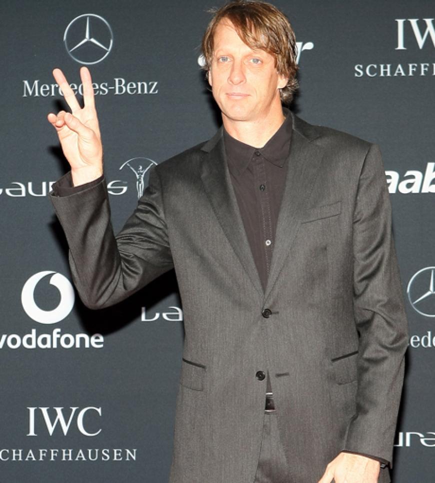 US-Profi-Skateboarder Tony Hawk