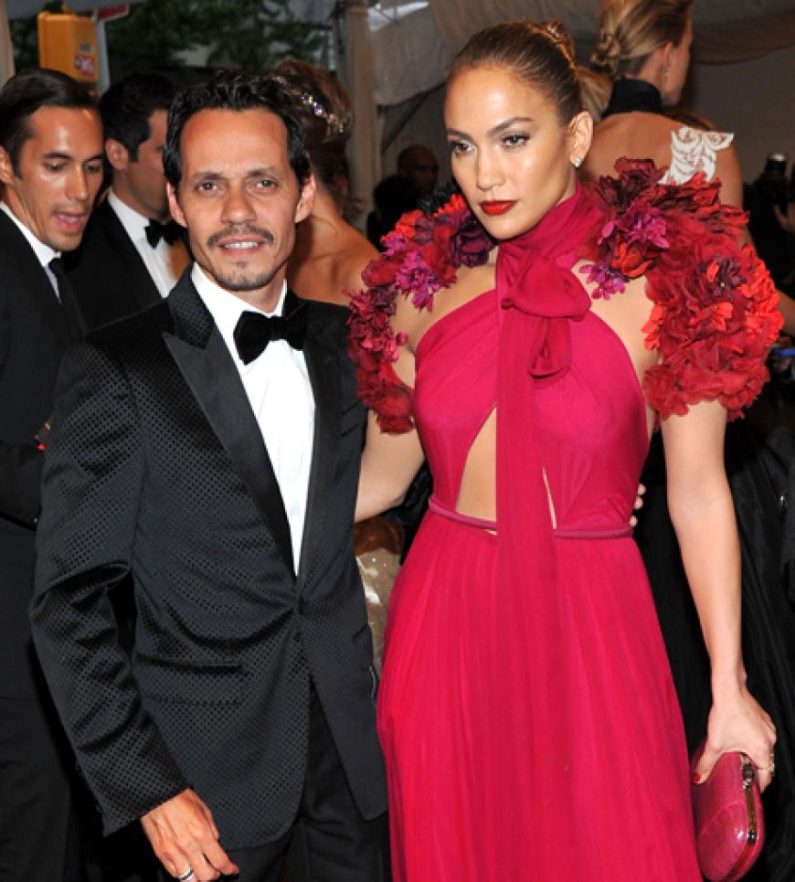 Glamour-Paar des Abends: Marc Anthony und Jennifer Lopez