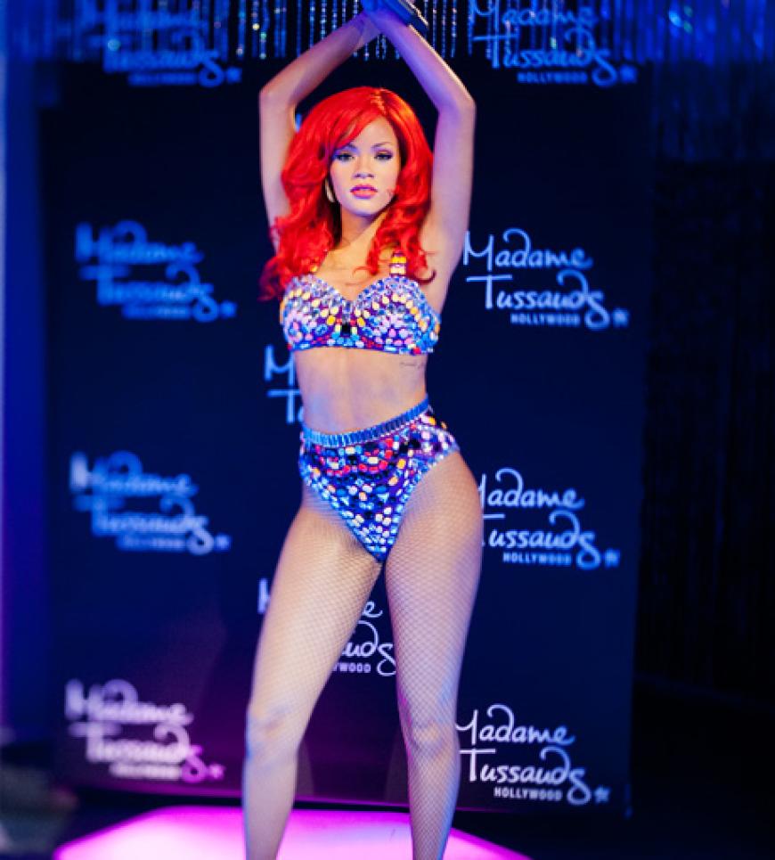 Madame Tussauds Hollywood hat eine neue Attraktion: Sängerin Rihanna wurde in Wachs verewigt