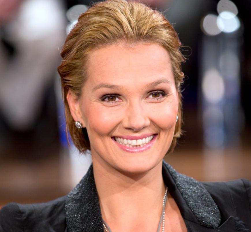 Auch Welt-Schwimmerin Franziska van Almsick hat bei einen Jungen bekommen