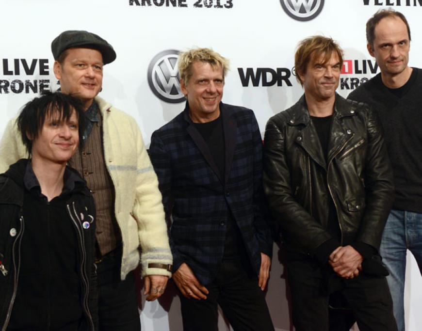 Gipfeltreffen der deutschen Musiker-Szene. Da durften Die Toten Hosen natürlich nicht fehlen!