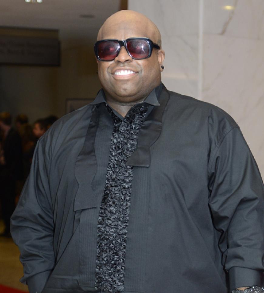 Sänger Cee Lo Green gab sich lässig mit Brille