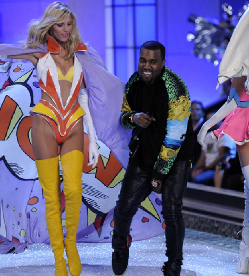 Kanye West flirtet mit Anja Rubik