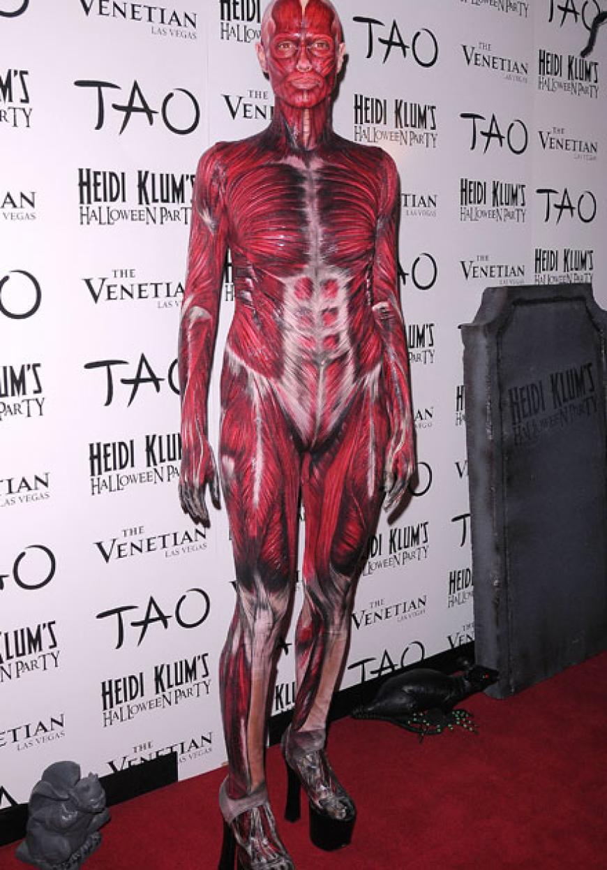 Die zweite Party fand neben New York in Las Vegas statt. Dort schockte Heidi als
