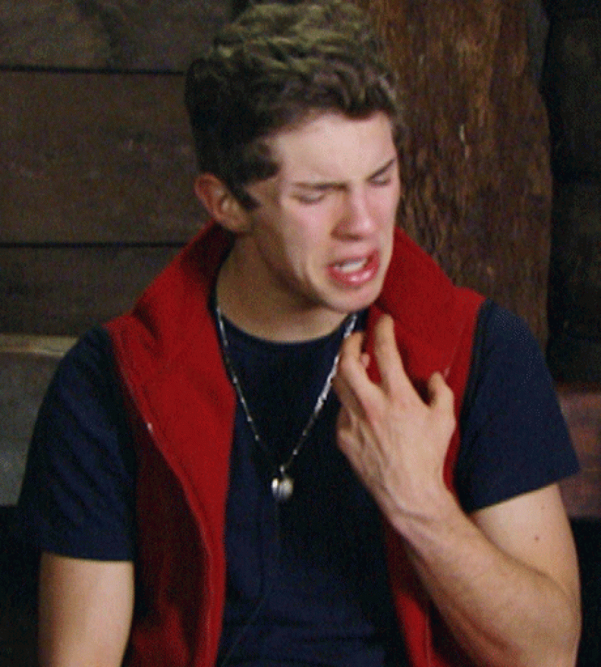 Auch bei Joey gehen die Gefühle durch. Sein Problem: Der Ex-DSDS-Kandidat hat einen Bärenhunger auf Schokolade. Und beklagt sich übers Dschungel-Telefon