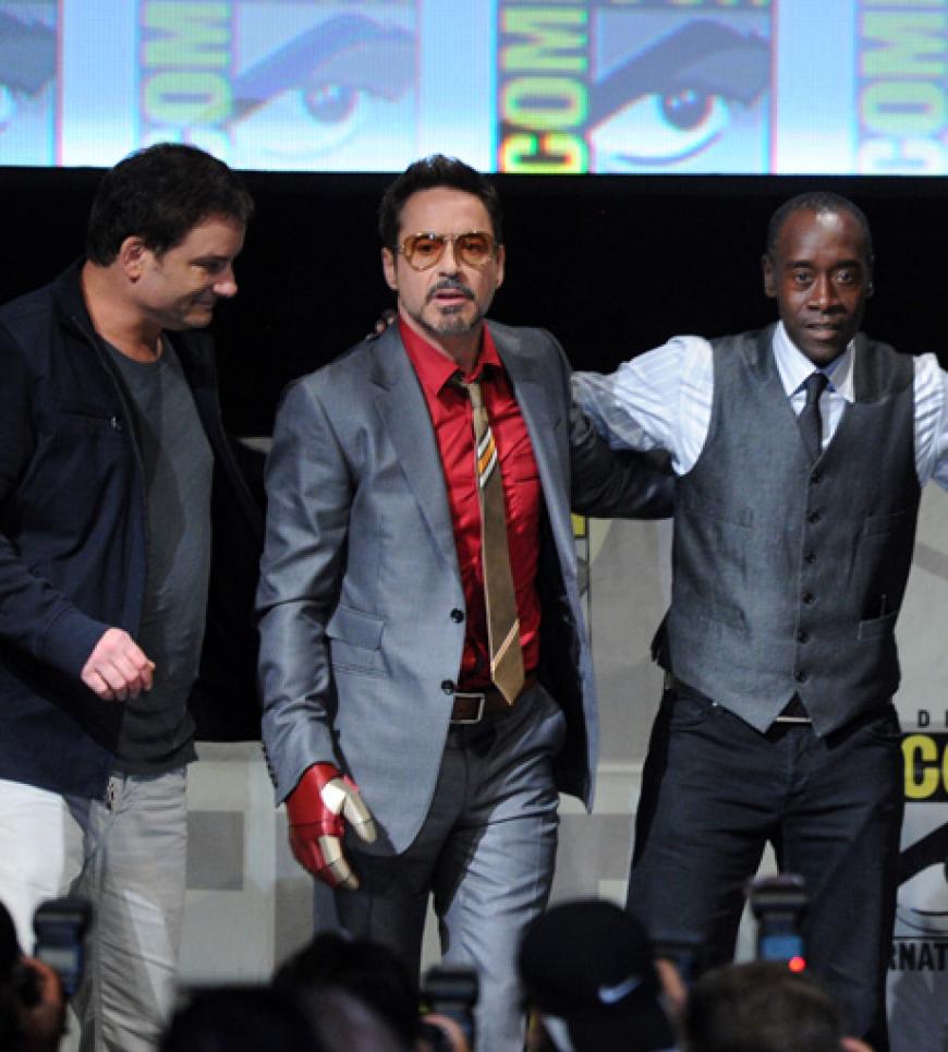 Robert Downey Jr., Don Cheadle und Jon Favreau sprechen über 'Iron Man 3'