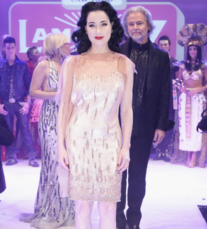 Blasse Schönheit: Dita von Teese brachte Hollywood-Glamour nach Köln