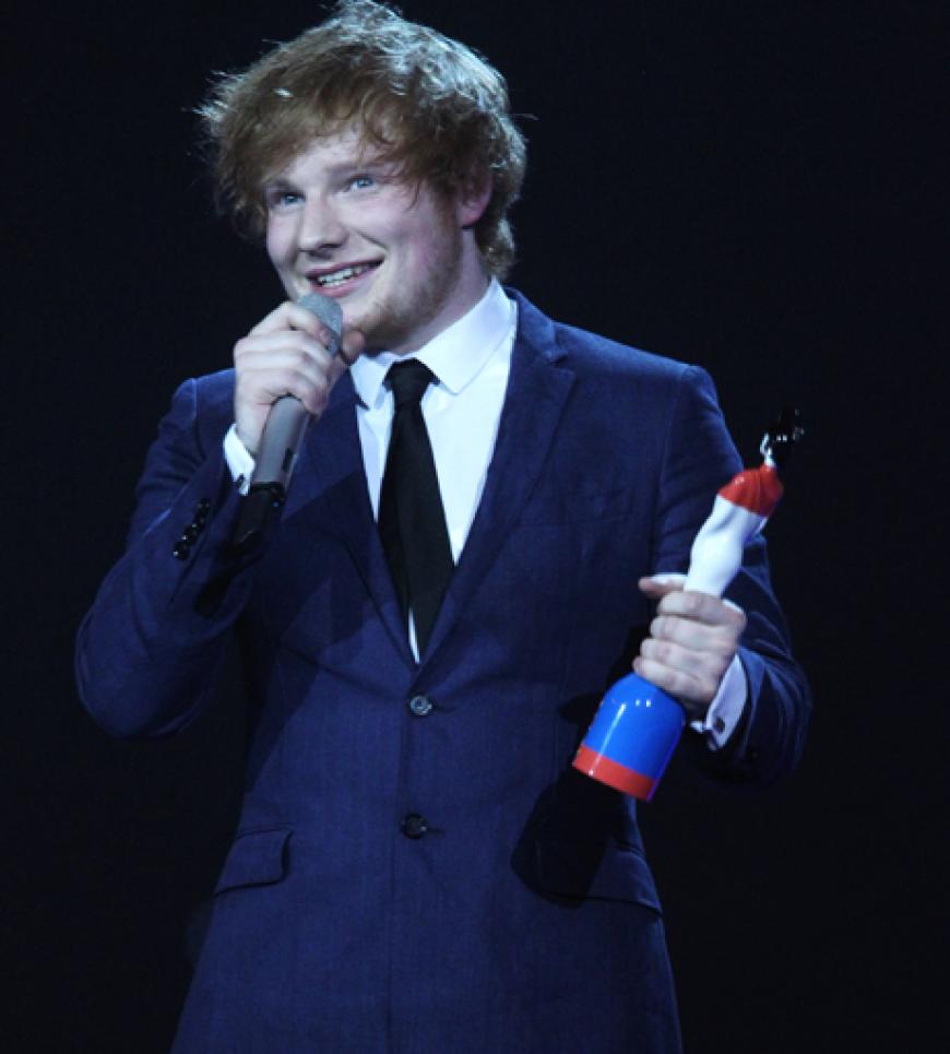 Newcomer Ed Sheeran gehörte zu den Preisträgern