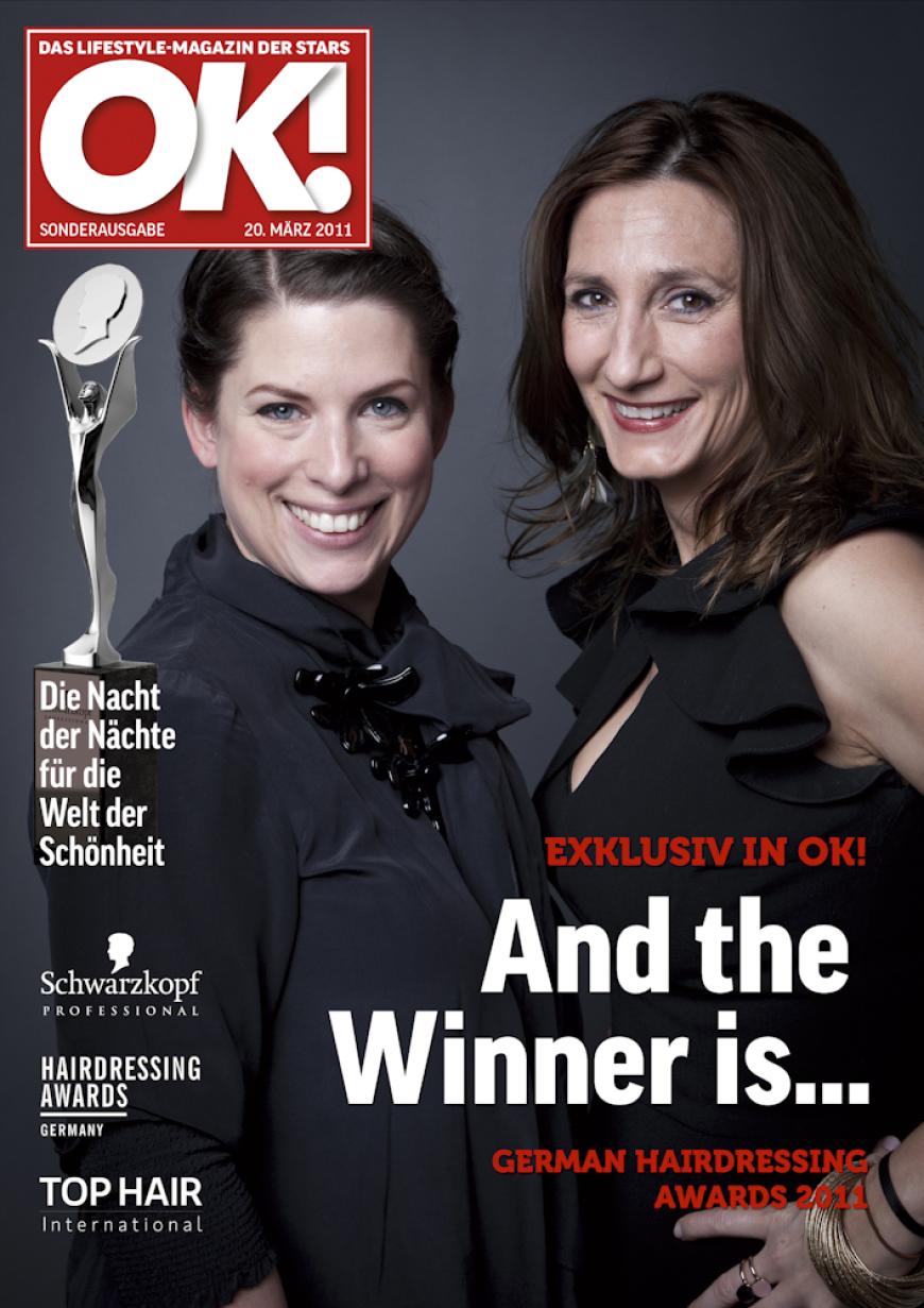 Einmal im Leben das Cover der OK! zieren! Für die Gäste des „German Hairdressing Award 2012“ wurde dieses Traum Wirklichkeit. Jeder Gast des Gala-Abends konnte an einem persönlichen OK! Fotoshooting teilnehmen - und die tollen Ergebnisse sehen Sie hier! Viel Spaß beim Durchklicken!
